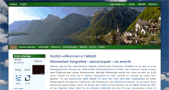 Desktop Screenshot of hallstatt.net